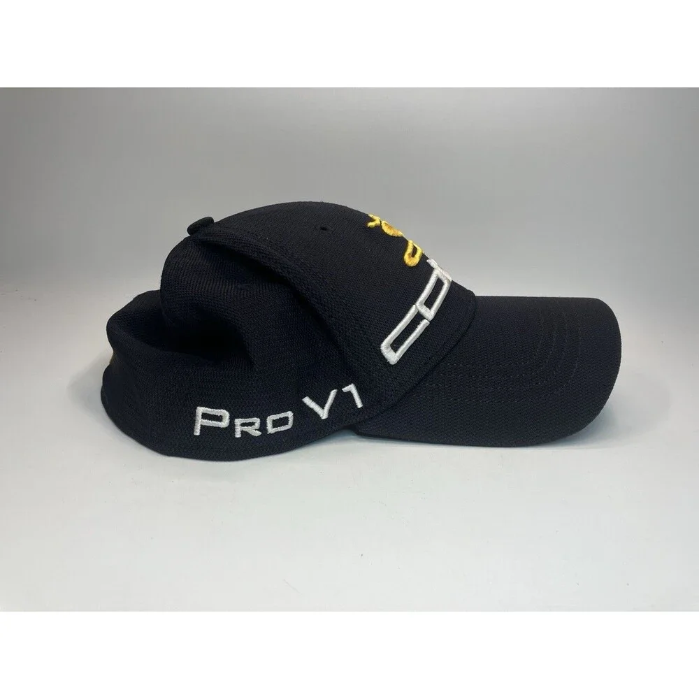 Cobra Pro V1 FootJoy Golf Hat New Era Flex Fit Black Sz L/XL